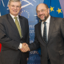 Tonio Borg and Martin Schulz